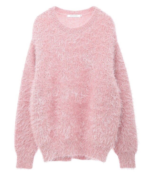AMERICAN HOLIC フェザーゆるニットプルオーバー Pink