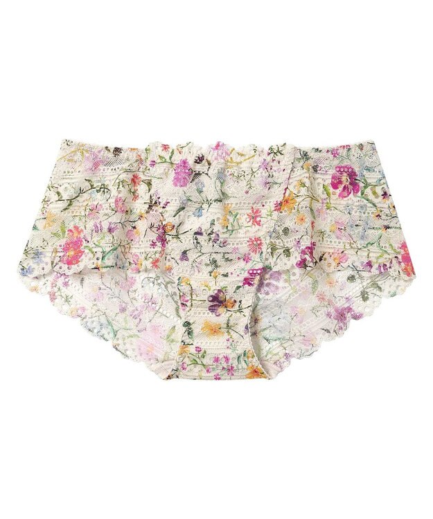 une nana cool MADE WITH LIBERTY FABRIC 総レースショーツ ナチュラル