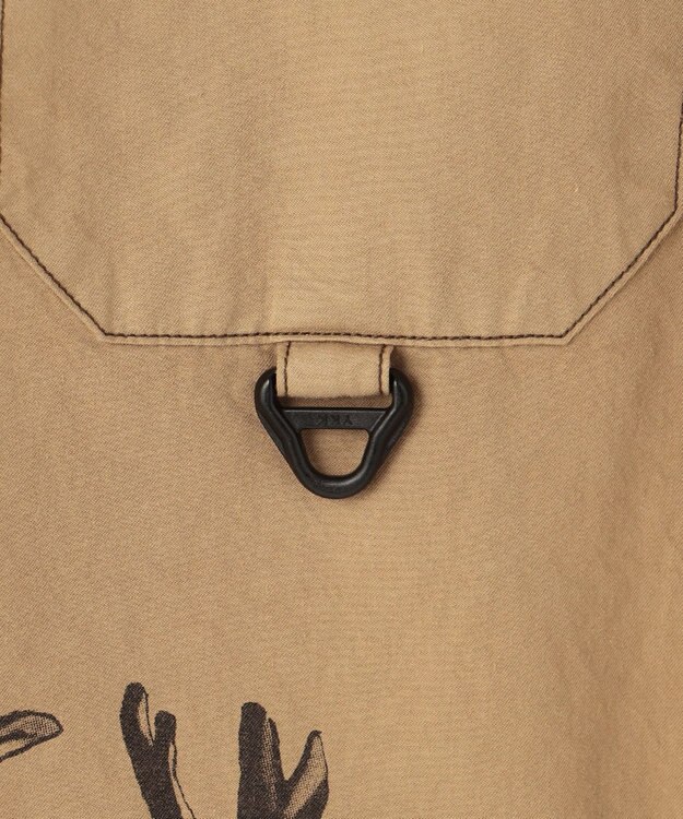 JOSEPH ABBOUD MOUNTAIN 【テーム・ヤルヴィコラボ・サスティナブル】コットンテンセルツイル シャツ キャメル系