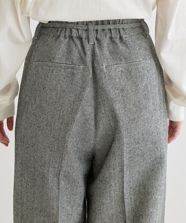 Green Parks ・ＥＬＥＮＣＡＲＥ　ＤＵＥ　ツイードカーブパンツ Beige