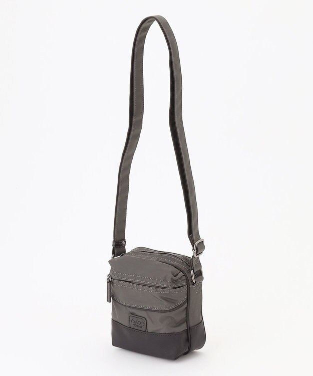 Y'SACCS 【Y’SACCS vous et】ナイロン×ポリウレタン ポシェット ダークグレー