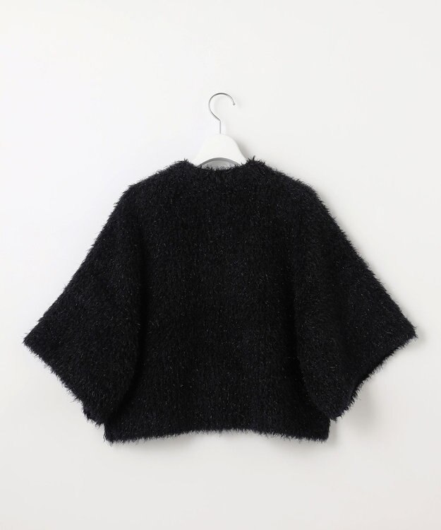 自由区 【PREMIUM KNIT COLLECTION】アルパカシャギー カーディガン ブラック