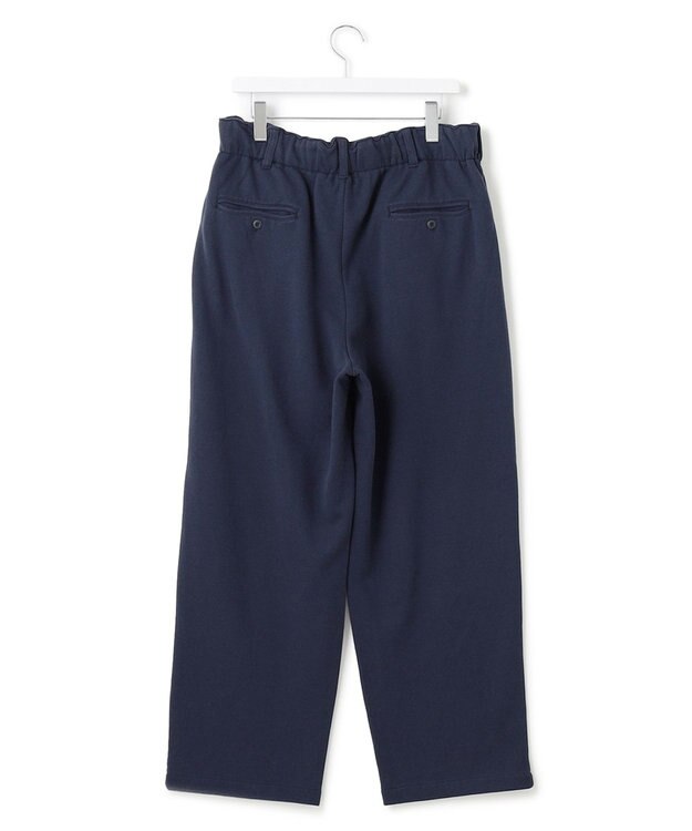 J.PRESS YORK STREET 【UNISEX】ワイドスウェットパンツ ネイビー系