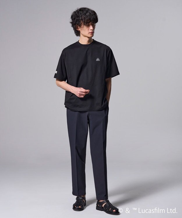 JOSEPH HOMME 【WEB限定】【スター・ウォーズ 】 JOSEPH HOMME スター・ウォーズ / リラックスフォルム クルーネックワッペンＴシャツ ブラック系