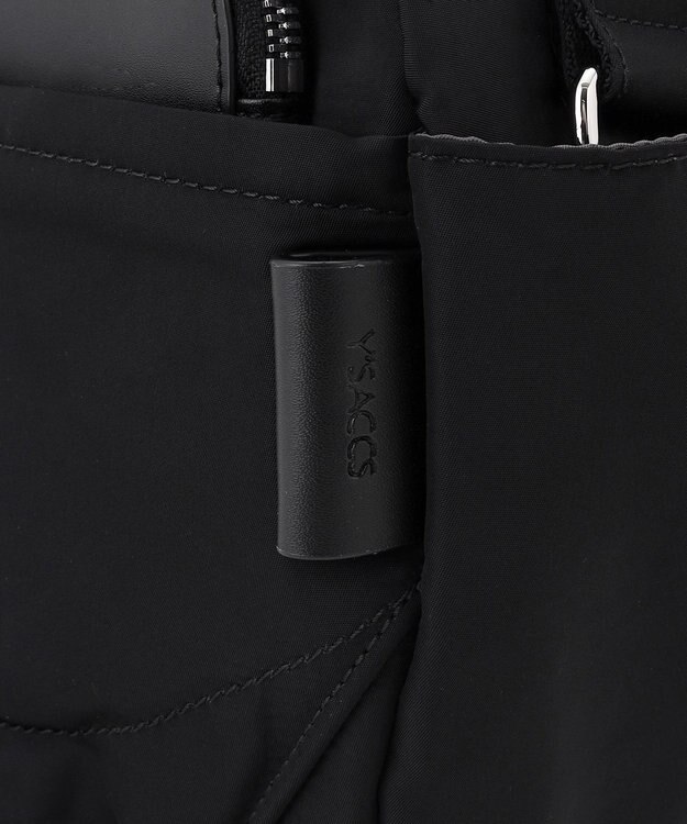 Y'SACCS ポリエステルツイル ショルダーバッグ ブラック