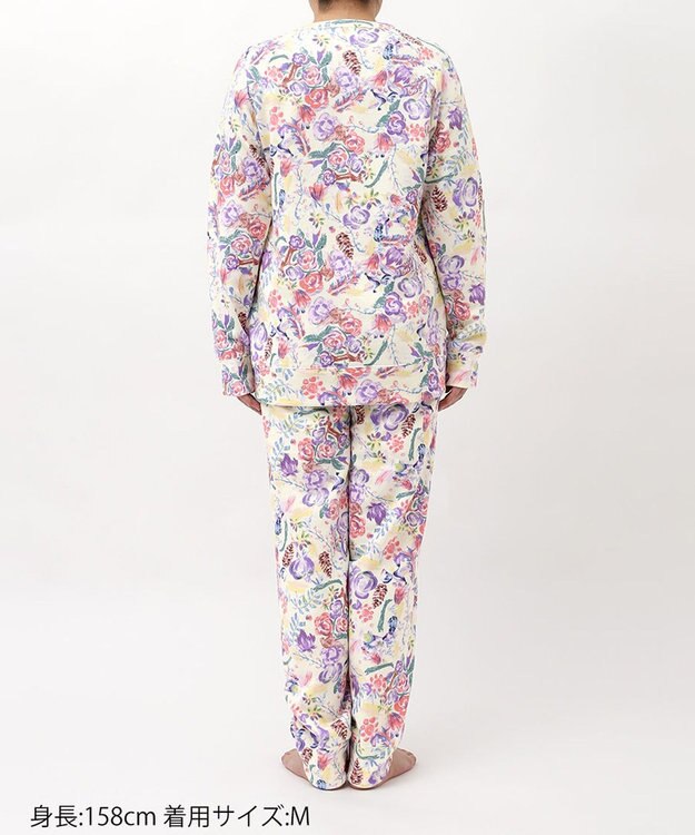 tsumori chisato SLEEP ツモリチサト パジャマ 長袖 長ズボン 綿100%(本体) あったか レディース UDW457 /ワコール ベージュ