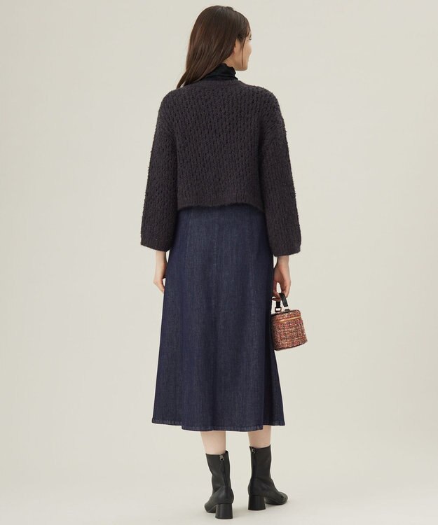 自由区 S 【カタログ掲載】テープヤーン カーディガン ダークグレー