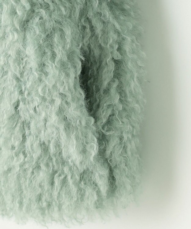 NAVE 【Nave】ニードルボア クロップド ジャケット ミント系