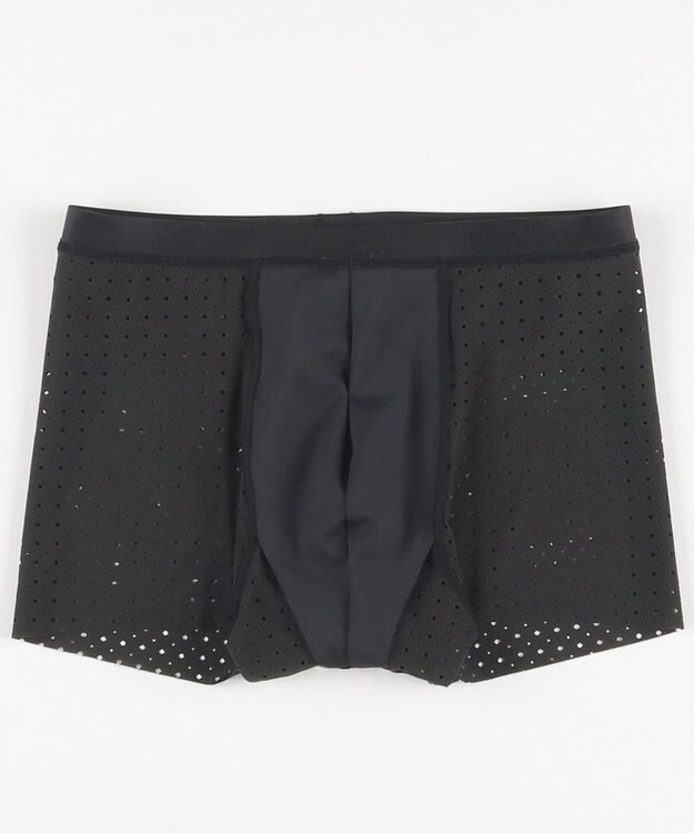 CW-X 【MEN】 CW-X スポーツショーツ 【3Dフィットパンチングショーツ】 ショート丈 高いストレッチ性 立体パターン設計 ムレにくい(本体) メンズ HSO130 /ワコール ブラック