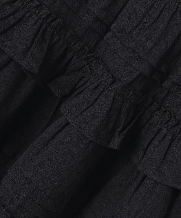 ANY KIDS 【洗濯機可能】カラミドビー ティアードスカパン ブラック