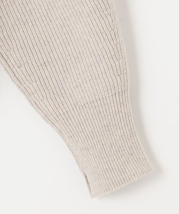 自由区 【カタログ掲載・洗える】ビジュー ニット ベージュ系