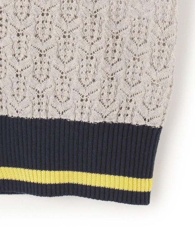 J.PRESS YORK STREET 【WOMEN】コットンベーシック ニットプルオーバー ライトグレー系