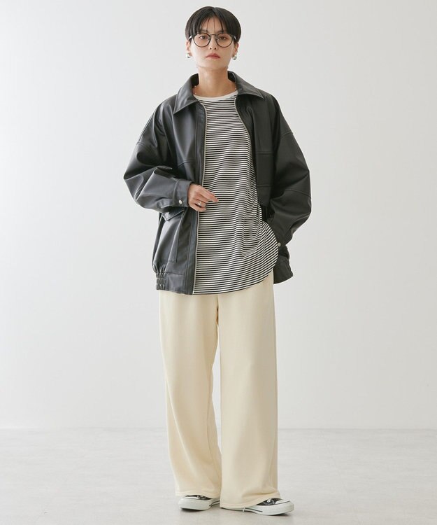 AMERICAN HOLIC ワイドスウェットパンツ Ivory