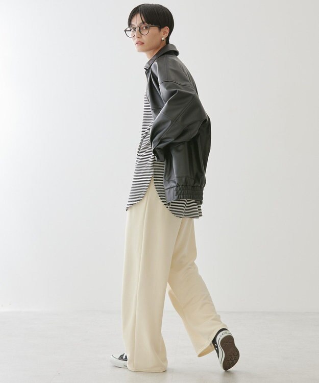 AMERICAN HOLIC ワイドスウェットパンツ Ivory