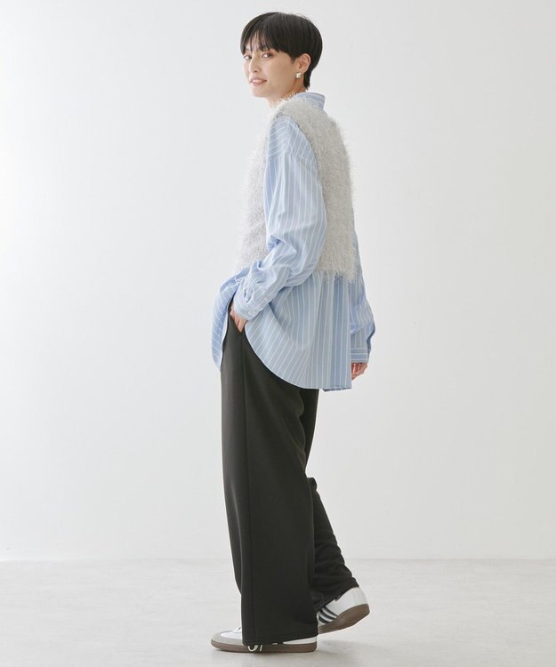 AMERICAN HOLIC ワイドスウェットパンツ Black