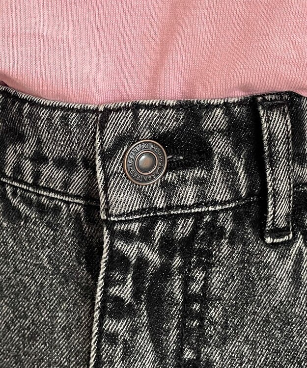 WEGO デニムフリルミニスカート ブラックその他