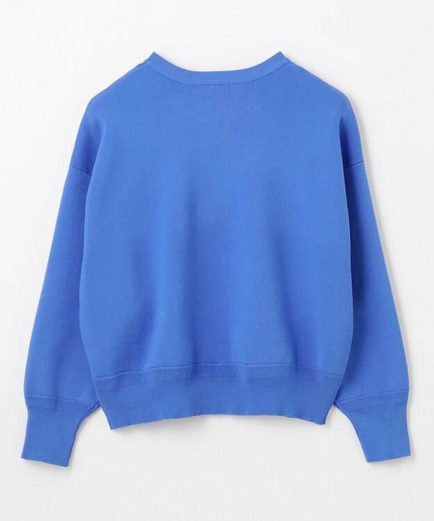 ANY ミラノリブジップニット ブルー