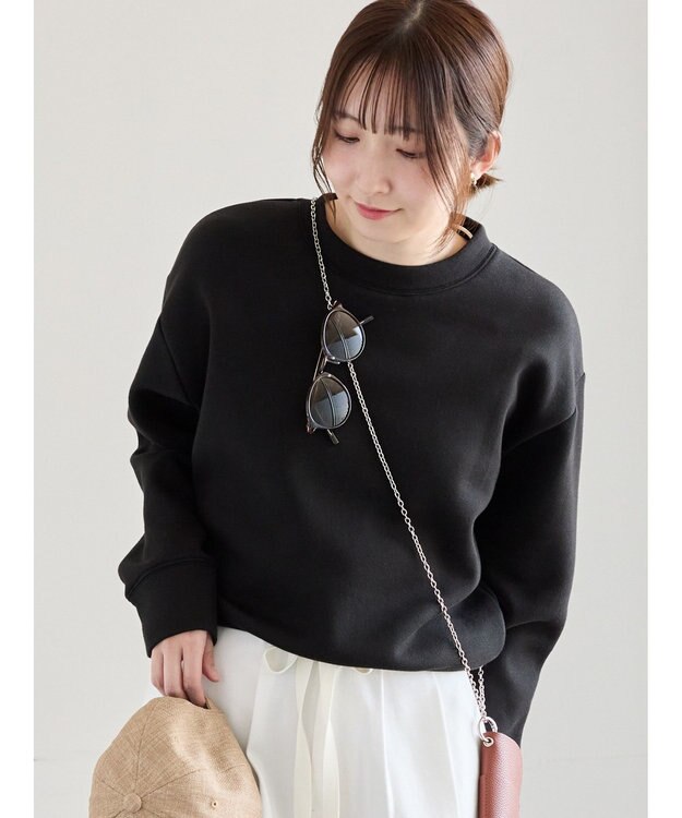 Te chichi ダンボールジョーゼットスウェット ブラック