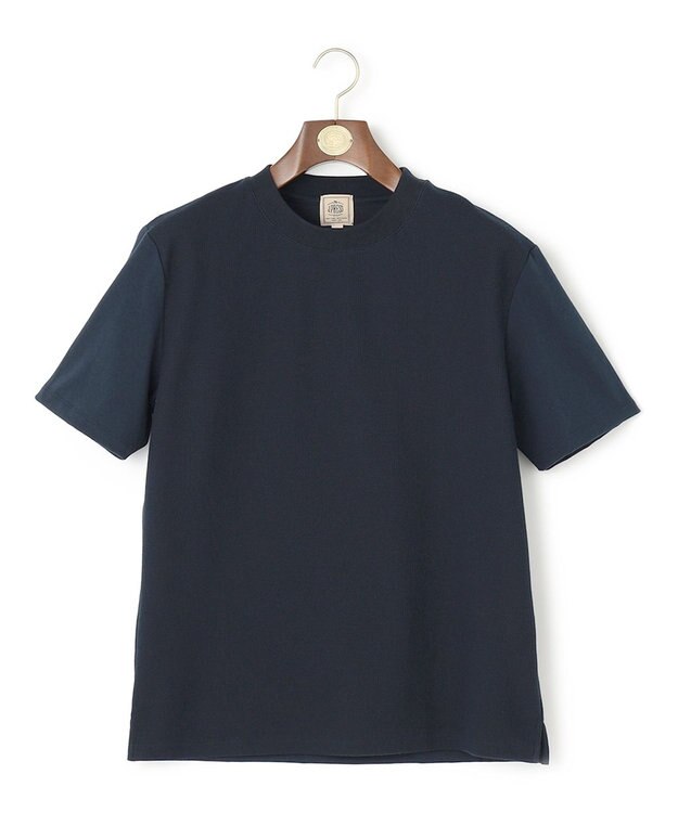 J.PRESS MEN 汗ばむ夏の最適解Tシャツ【UVカット / 接触冷感 】【J.PRESS PREMIUM JERSEY】無地コットン Tシャツ ネイビー系