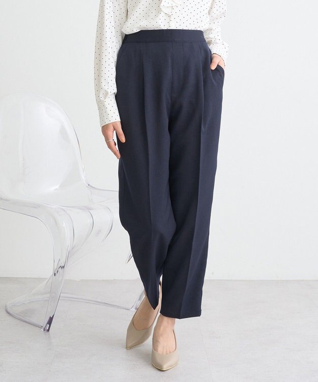 earth music&ecology テーパードパンツ Navy