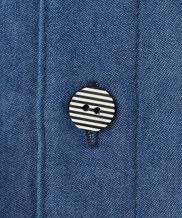 J.PRESS KIDS 【100-130cm】バックブル ダンガリー 半袖シャツ ネイビー