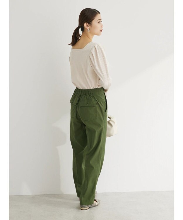 Green Parks 前後２ＷＡＹパワショルリブプルオーバー Light Beige