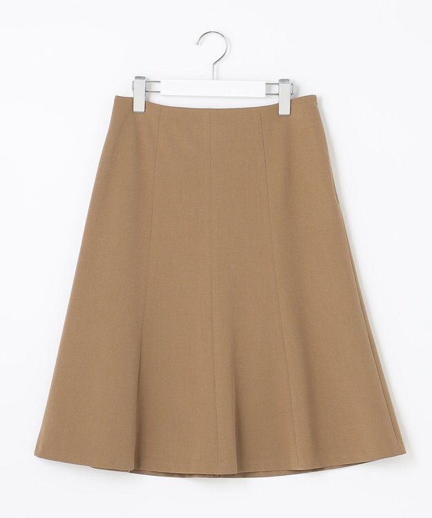 J.PRESS LADIES 【洗える】アルガンシルク スカート キャメル系