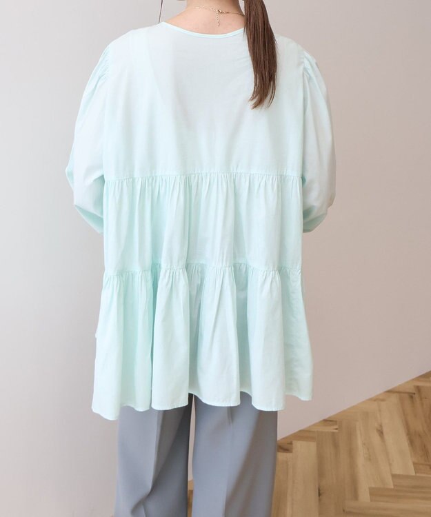AMERICAN HOLIC ティアードギャザーブラウス Mint