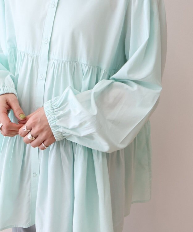 AMERICAN HOLIC ティアードギャザーブラウス Mint