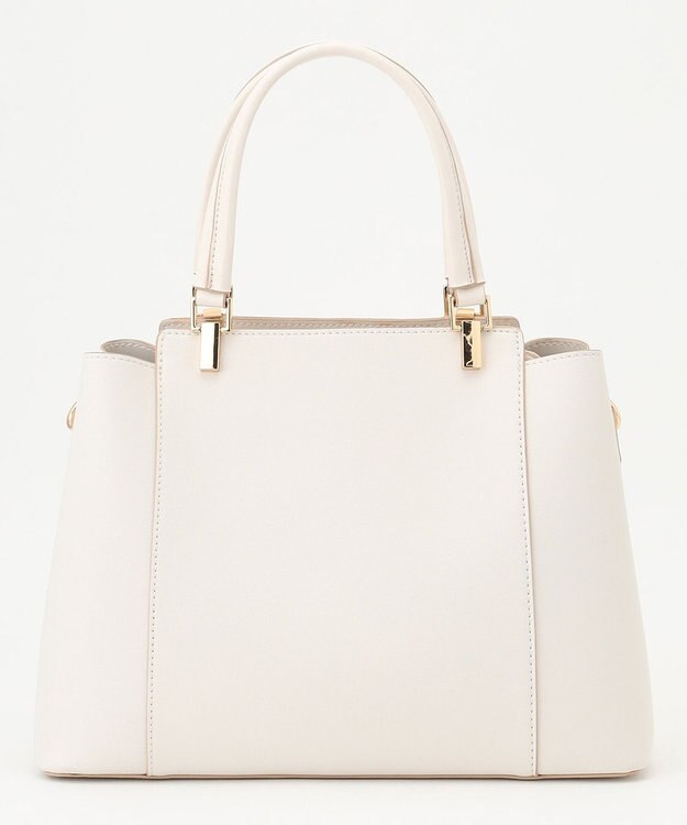 ANY SIS 【2WAY】ノーブルミディトート バッグ アイボリー