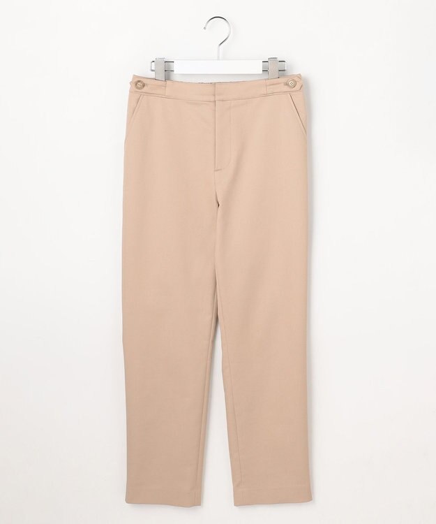 J.PRESS LADIES L 【WEB限定カラーあり】TCシャンブレーサテンST テーパード パンツ 【WEB限定】ベージュ系