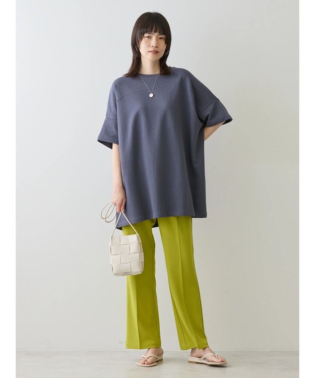 AMERICAN HOLIC ミニ裏毛ポンチョチュニック1 Charcoal Gray