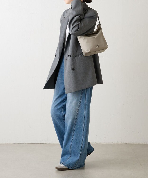 russet クラウズナイロン2WAYミニショルダーバッグ(CE-1683) Gray