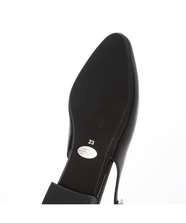 ing <ing>センターシームバックベルトパンプス ブラック