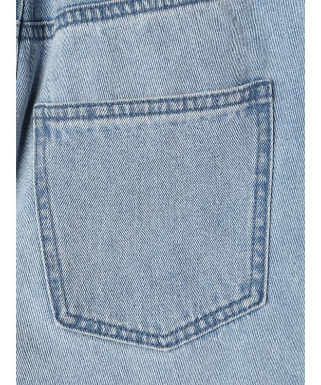earth music&ecology タックルーズデニムパンツ Light Indigo