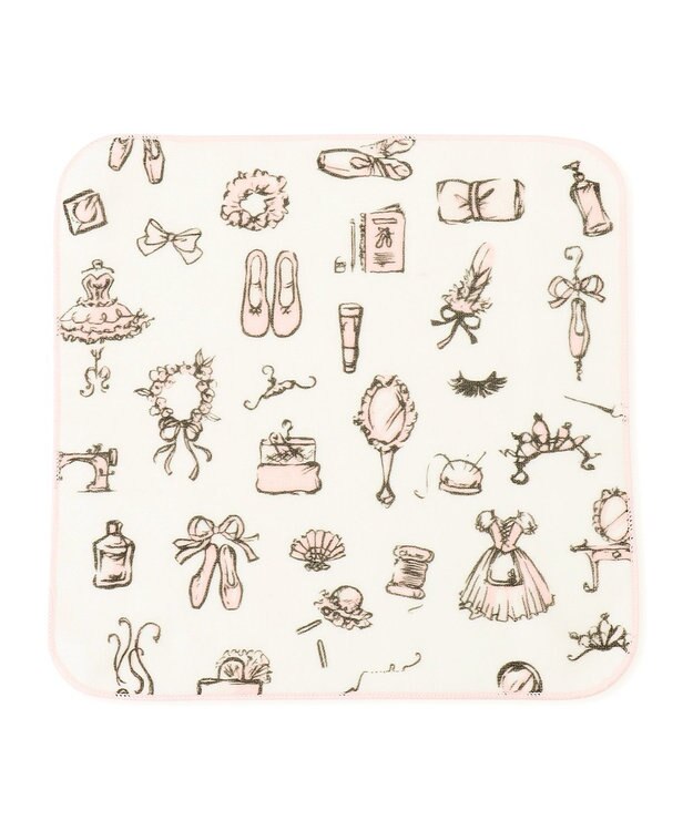 Chacott バレリーナハンドタオル オフホワイト