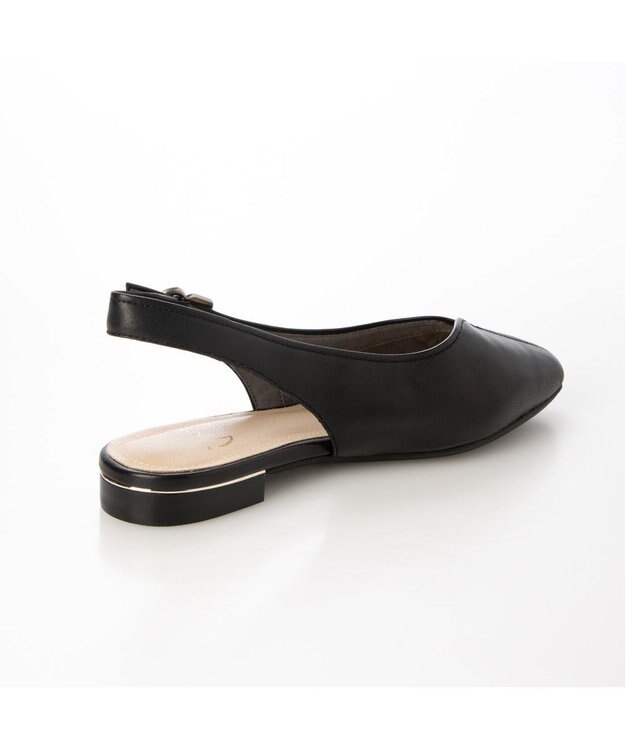 ing <ing>センターシームバックベルトパンプス ブラック