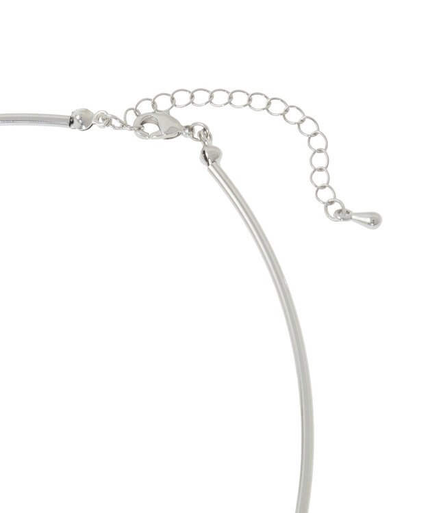 YECCA VECCA パールMIXパイプネックレス Silver