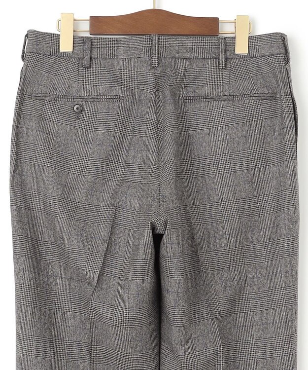 J.PRESS MEN トリートメントウール ストレッチグレナカート スラックス ネイビー系4