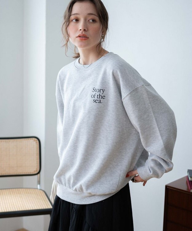 WEGO 【WEB限定】クルーネックプルオーバー 柄1