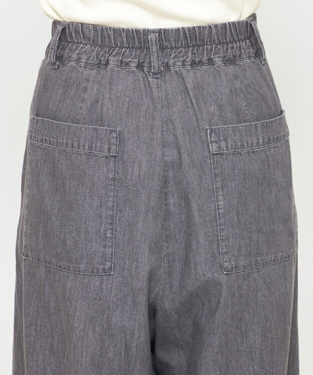 uncrave ライトデニム ワイドパンツ グレー