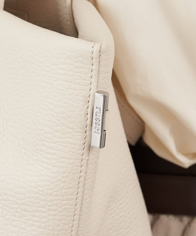 russet レザーダブルハンドルミニトート(CE-1638) Ivory