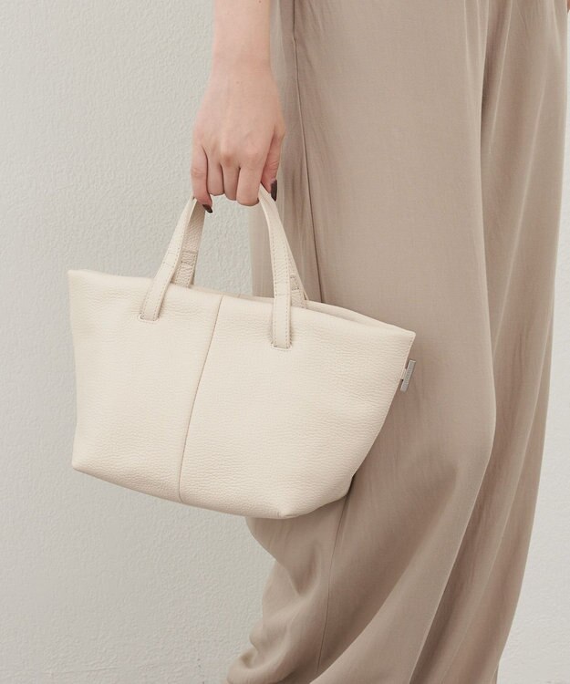 russet レザーダブルハンドルミニトート(CE-1638) Ivory