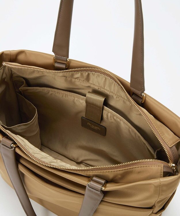 TOPKAPI 【Breath TOPKAPI】ナイロン 多機能 A4 トートバッグ / 撥水 キャメル