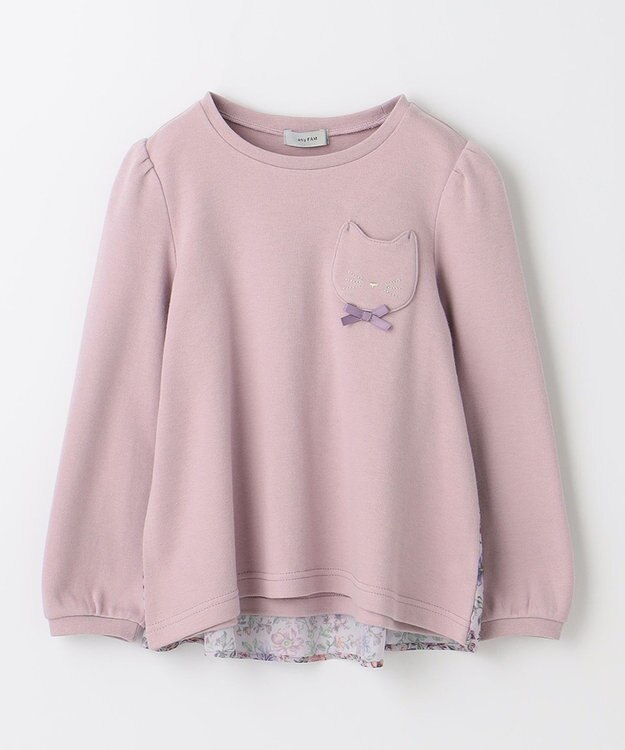 ANY KIDS バックシャン　Aライントップス ライラック系