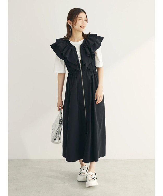 Green Parks ・ＳＵＧＡＲ　ＳＰＯＯＮ　ラッフルＺＩＰジャンスカ Black