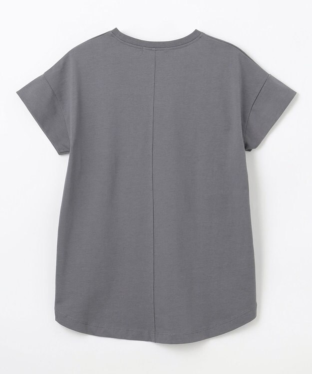 ANY エンブロイダリーロゴTシャツ チャコール