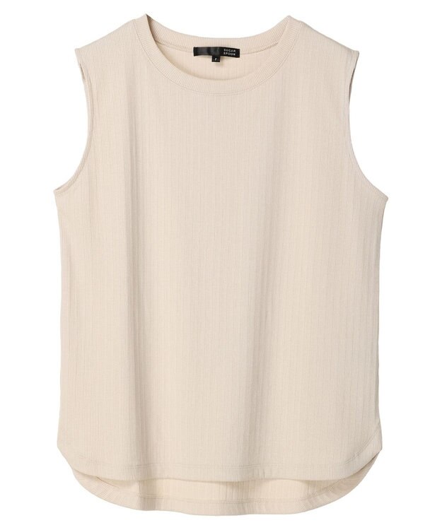 Green Parks ・ＳＵＧＡＲ　ＳＰＯＯＮ　冷感リブノースリーブ Ivory