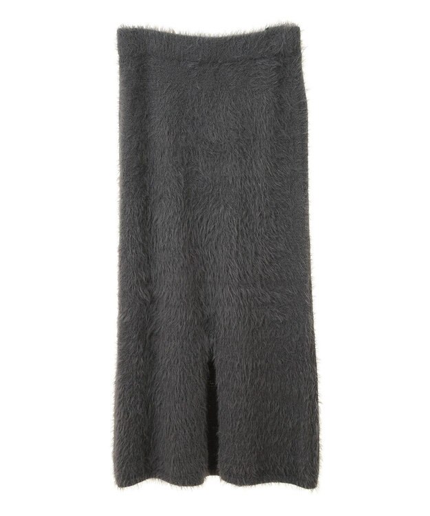 Green Parks ・Ｐｅｔｉｔ　Ｆｌｅｕｒ　シャギーニットスカート Charcoal Gray