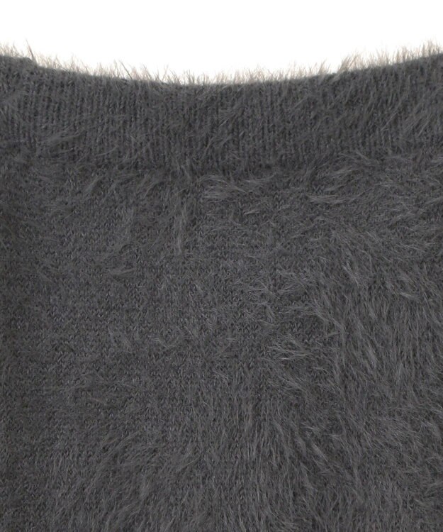 Green Parks ・Ｐｅｔｉｔ　Ｆｌｅｕｒ　シャギーニットスカート Charcoal Gray